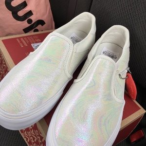 vans asher iridescent gray